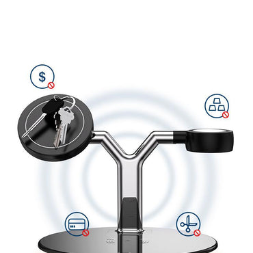 Compatible with Apple, 3 In 1 Magnetic Wireless Charger 15W Fast Charging Station For Magsafe Chargers