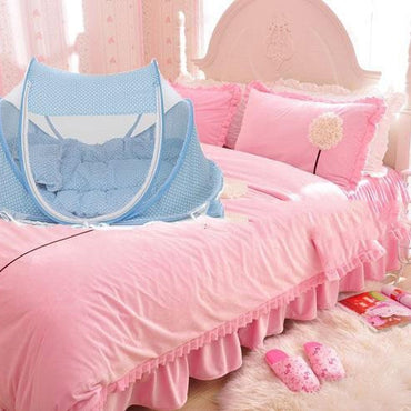 Foldable Baby Bed Net With Pillow Net 2pieces Set