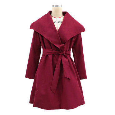 Coat Women's Long Sleeve Stitched Cardigan Maoni Coat