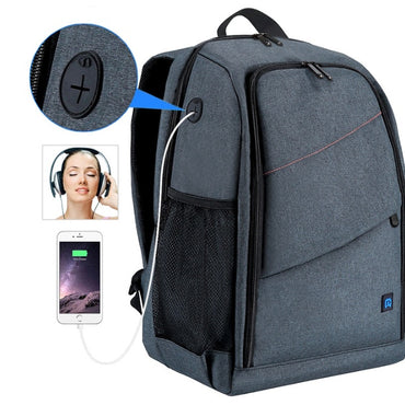 Camera backpack waterproof camera bag