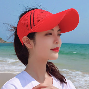 Women Stripe Design Summer Hat