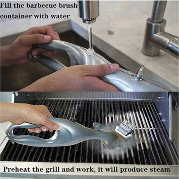 Barbecue Grill Steam Cleaning Brush