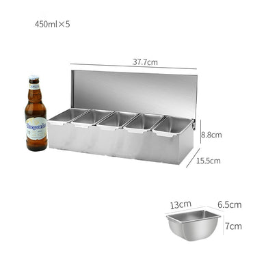 Stainless Steel Seasoning Box