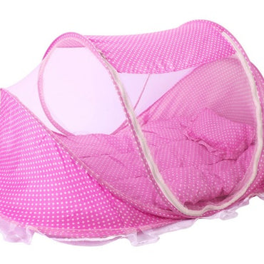 Foldable Baby Bed Net With Pillow Net 2pieces Set