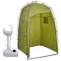 Portable Camping Handwash Stand with Tent 20 L (30139+91020)