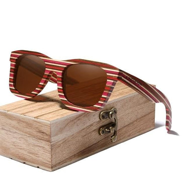 Handmade Polarized Sunglasses Wooden Frame Unisex - east2cart.uk