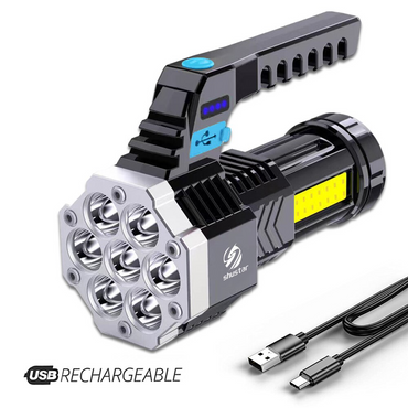 High Power Rechargeable Led Camping Torch