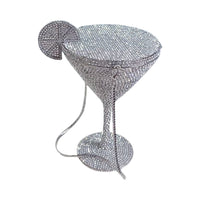Cocktail Goblet Diamond Dinner Hand Bag