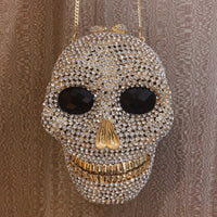 Women's Diamond Skull Shape Dinner Organizer