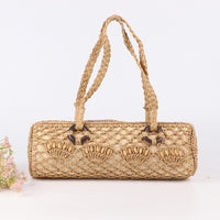 Handwoven Straw Ladies Dinner Bag Beach Leisure