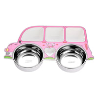 Car Cartoon Children's Dinner Plate Compartment