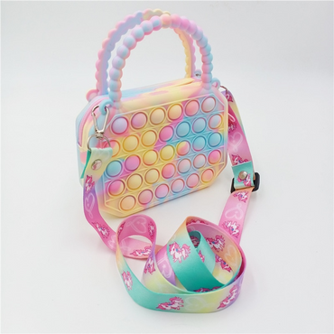 Silicone Cartoon Bubble Crossbody Bag