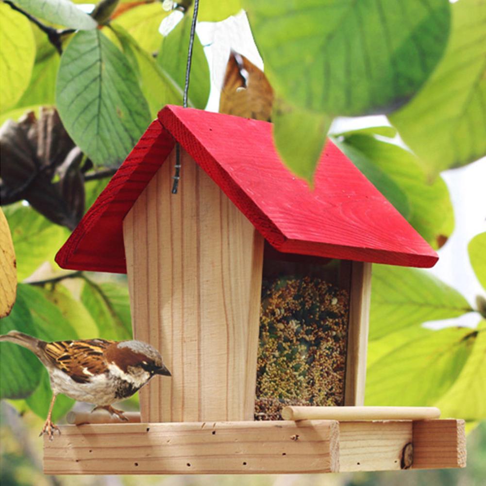 Suspended rain-proof field dispenser feeder