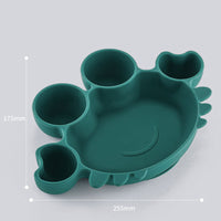 Children's Dinner Plate Baby Silicone Suction Cup Type Baby Bowl