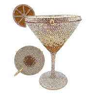 Cocktail Goblet Diamond Dinner Hand Bag