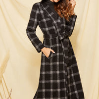 Ladies woolen coat autumn and winter coat