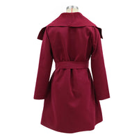 Coat Women's Long Sleeve Stitched Cardigan Maoni Coat