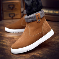 Winter warm and cashmere men's shoes
