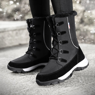 Winter new velvet high-top women's shoes