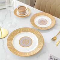 Bone China Western Steak Plate Decoration Decoration Ceramic Dinner Plate