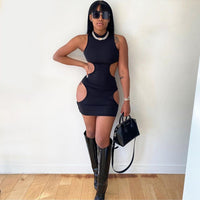 New Products In Autumn Round Neck Sleeveless Dress