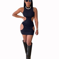 New Products In Autumn Round Neck Sleeveless Dress