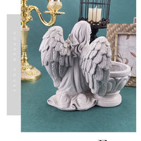 Hars Bidden Engel Planter Tuin Angel Succulent Pot Plant Holder Handwerk Angel Bloempot Decoratie