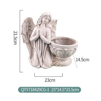 Hars Bidden Engel Planter Tuin Angel Succulent Pot Plant Holder Handwerk Angel Bloempot Decoratie