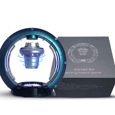 Magnetic Levitation Spacecraft UFO With Magnetic Levitation Function Bluetooth Speaker With Breathing Light