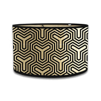 Lamp Holder Barrel-type Bamboo Products Printing Hood