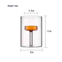 Dining Table Glass Candle Holder Dinner Props Ornaments