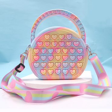 Silicone Cartoon Bubble Crossbody Bag