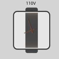 Nordic Wall Lamp Bedroom Bedside Lamp Clock Modeling Lamp