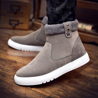 Winter warm and cashmere men's shoes
