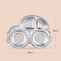 Stainless steel cartoon dinner plate