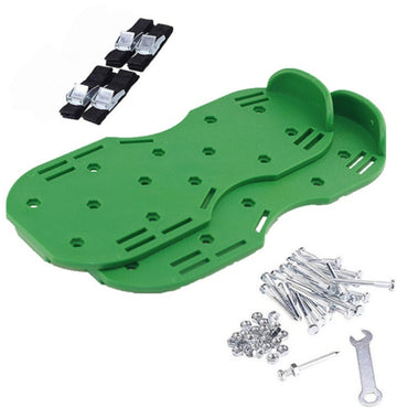 set Epoxy Floor Paint Spikes Shoes Garden Lawn Shoe Aerating Garden Lawn Care Tool Sandals With   Adjustable Straps