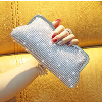 Fashion Clutch With Ring Dinner Bag  Diamond