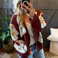 Women's European And American Leisure Knitted Sweater Coat