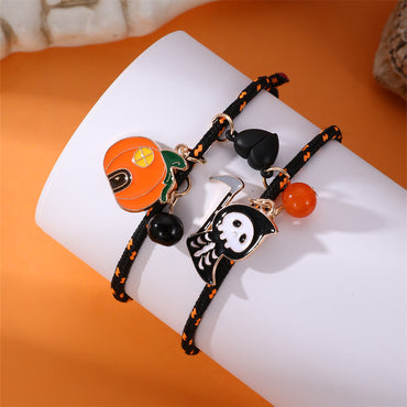 Halloween  Bracelet Ghost Love Magnetic Couple Rope Bracelet