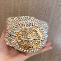 Women's Diamond Skull Shape Dinner Organizer