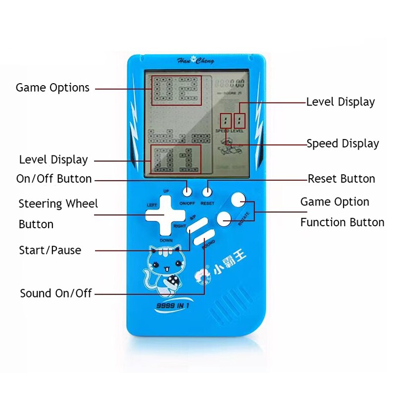 Classic Handheld Game Console