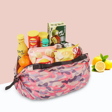 Pink Waterproof Foldable Storage Bag