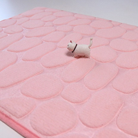 Memory Foam Embossed Non-Slip Floor Mat