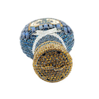 Champagne Bottle Diamond Hand Holding Dinner Bag