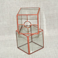 Vintage Glass Succulent Flower Pot Furnishings