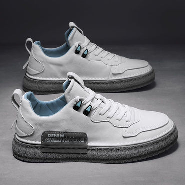 Men's Winter White Shoes Sports And Leisure Flat