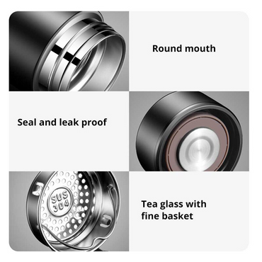 Stainless Steel Creative Smart Thermos Mug