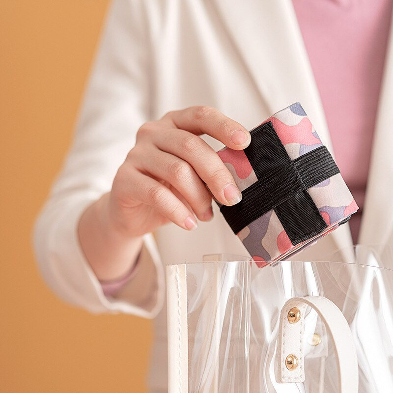 Pink Waterproof Foldable Storage Bag