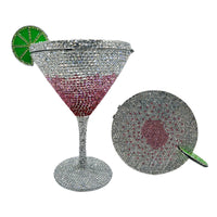 Cocktail Goblet Diamond Dinner Hand Bag