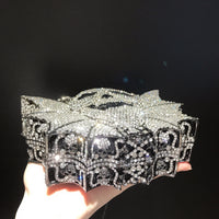 Fashion Personality Bat Diamond Dinner Bag